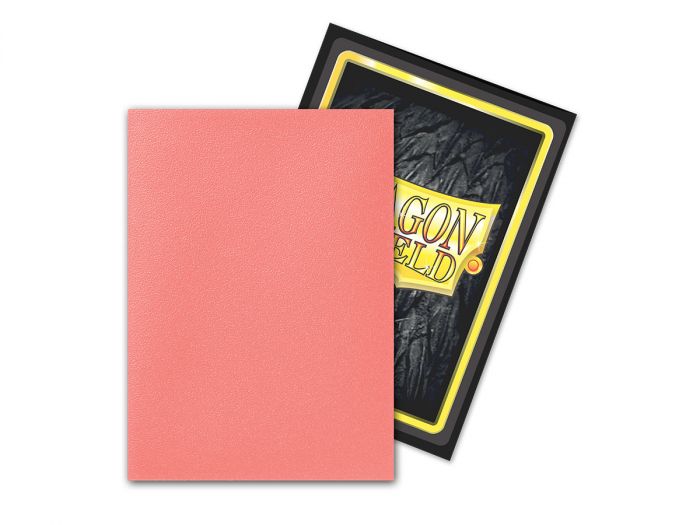 Dragon Shield Standard Card Sleeves - Box 100 - Standard Size Dual Matte Peach Piip