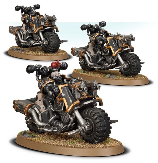 43-08 Chaos Space Marines: Chaos Bikers