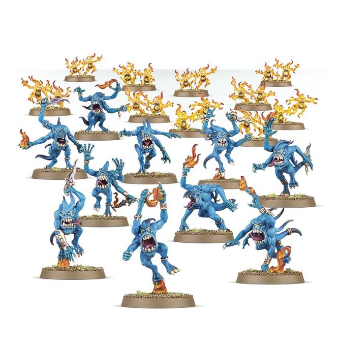 97-30 Disciples of Tzeentch: Blue Horrors // Brimstone Horrors
