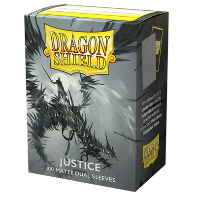 Dragon Shield Standard Card Sleeves - Box 100 - Standard Size Dual Matte Justice
