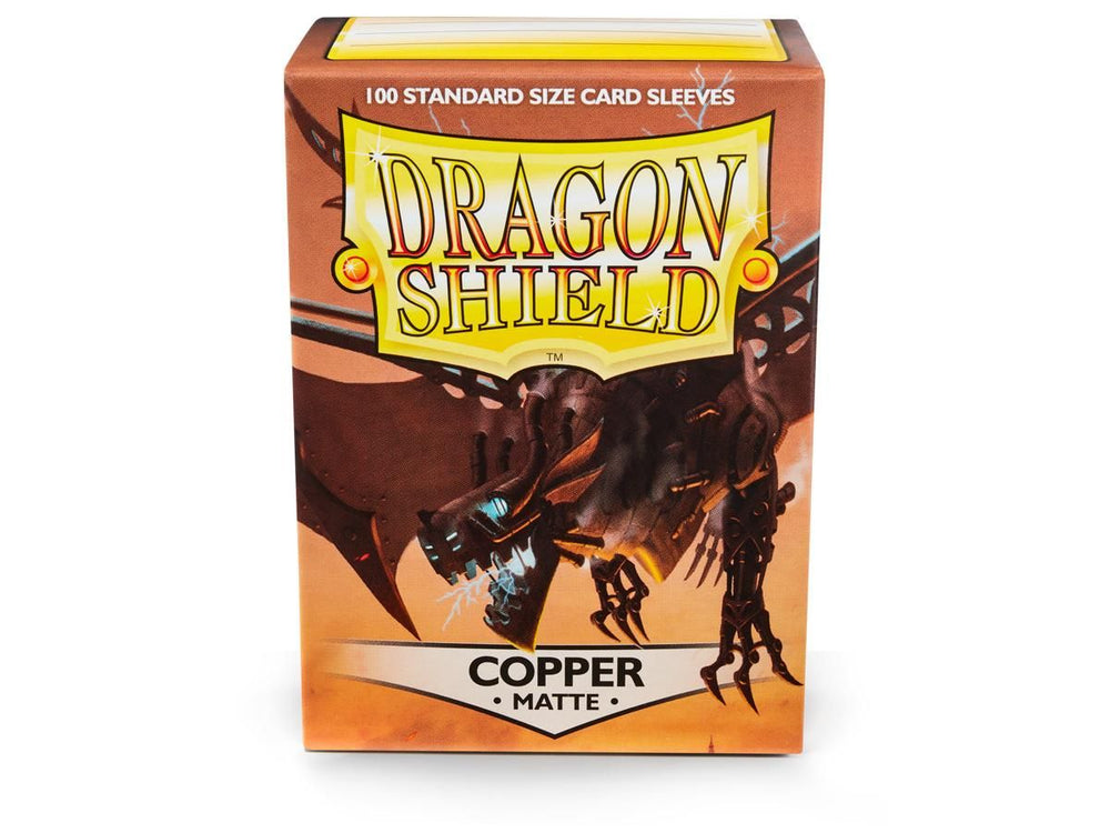 Dragon Shield Standard Card Sleeves - Box 100 - Copper MATTE