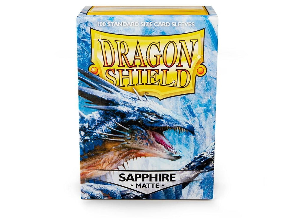 Dragon Shield Standard Card Sleeves - Box 100 - Sapphire MATTE