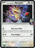 Team Rocket's Meowth (Cosmos Holo)