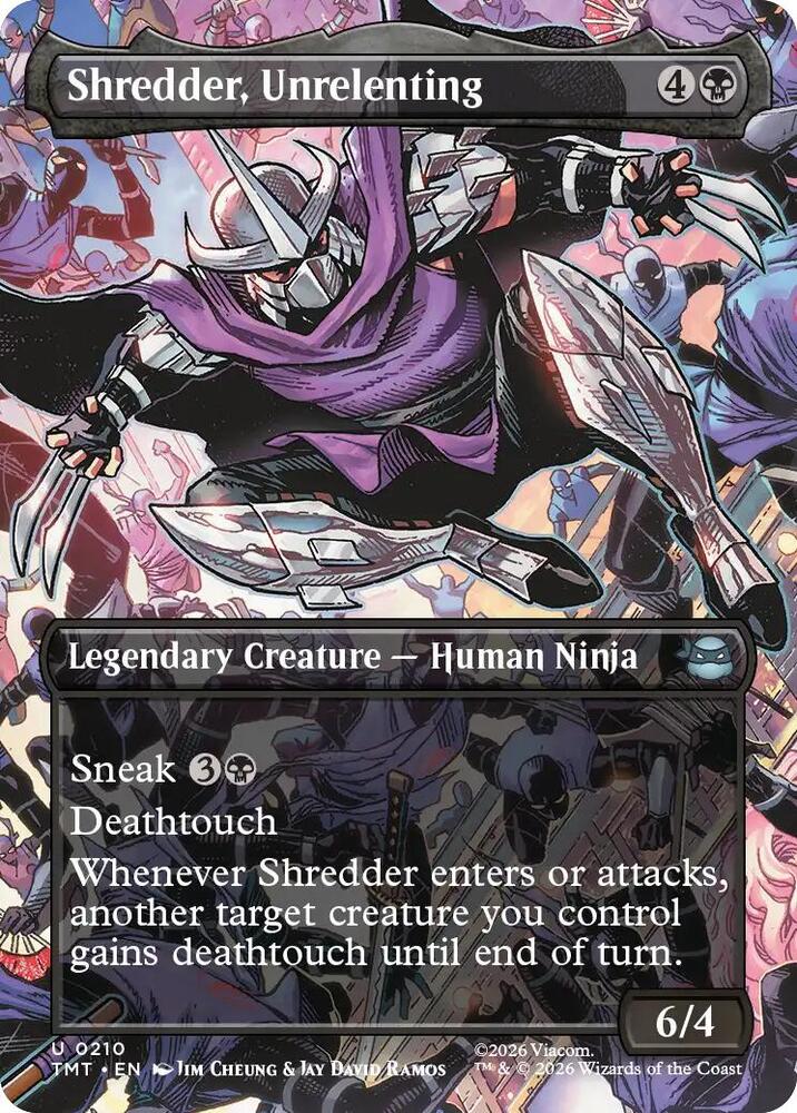 Shredder, Unrelenting (Borderless)