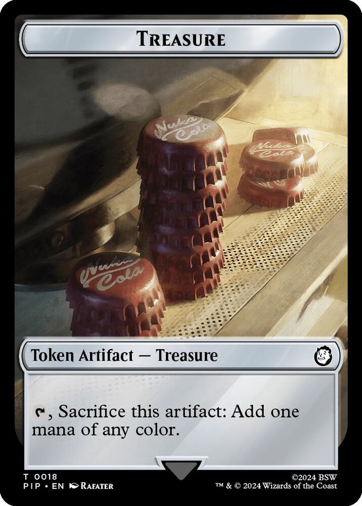 Treasure (0018) // Soldier (0010) Double-Sided Token