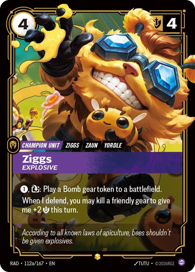 Ziggs, Explosive (Alternate Art) [Radiance]