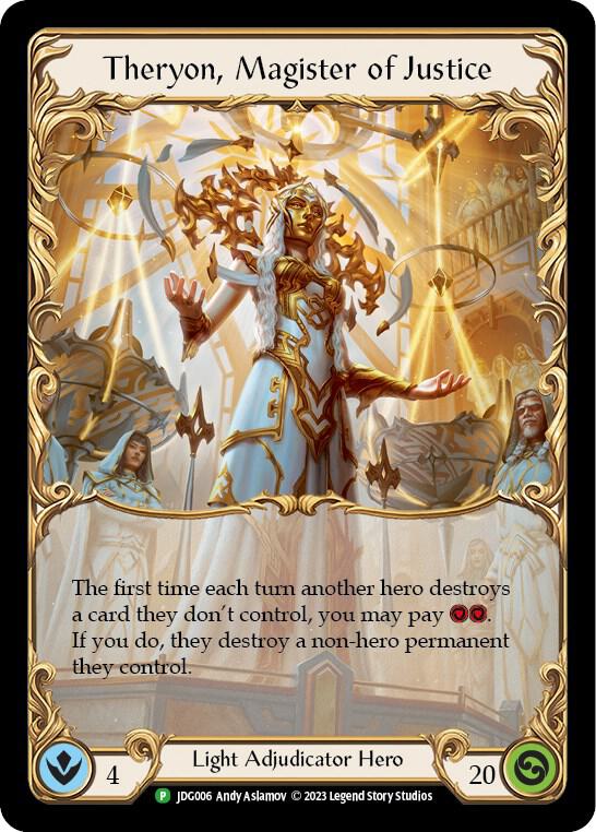 Theryon, Magister of Justice - JDG006