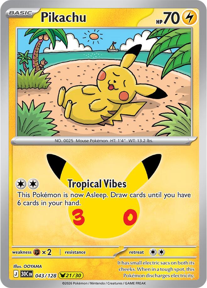 Pikachu - 043/128