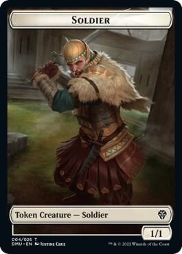 Soldier // Elemental Double-Sided Token