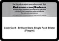 Code Card - Brilliant Stars Single Pack Blister [Flapple]