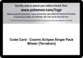 Code Card - Cosmic Eclipse Single Pack Blister [Terrakion]