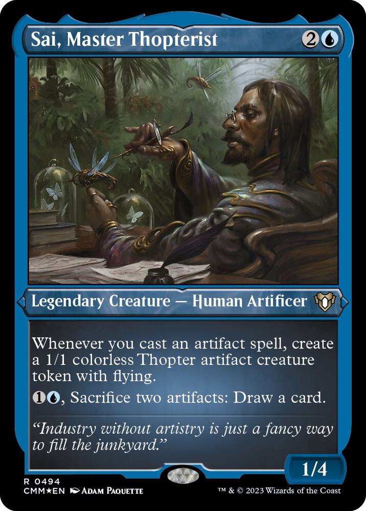 Sai, Master Thopterist (Foil Etched)