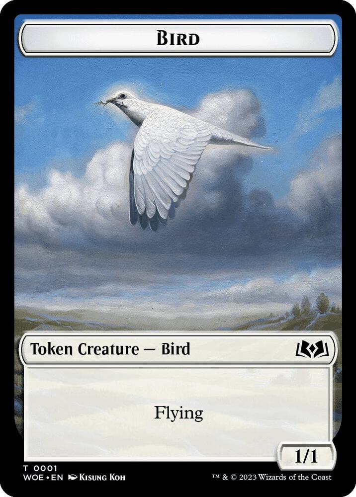 Bird // Food (0010) Double-Sided Token