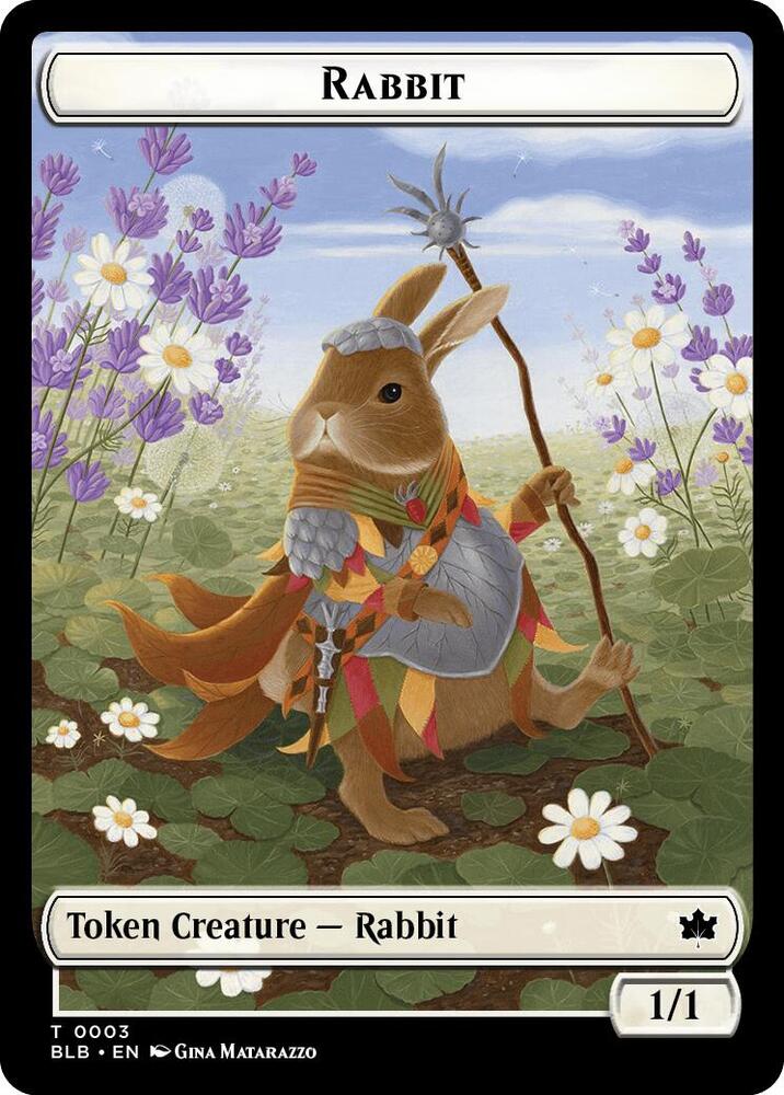 Rabbit // Finch Formation Double-Sided Token