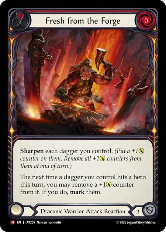 Fresh from the Forge [Usurp the Shadow Throne]
