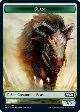 Beast // Construct Double-Sided Token