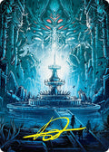 Island Art Card (Gold-Stamped Signature)