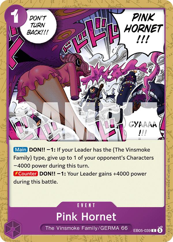 Pink Hornet - EB05-039 [Extra Booster: One Piece Heroine's Edition Vol. 2]