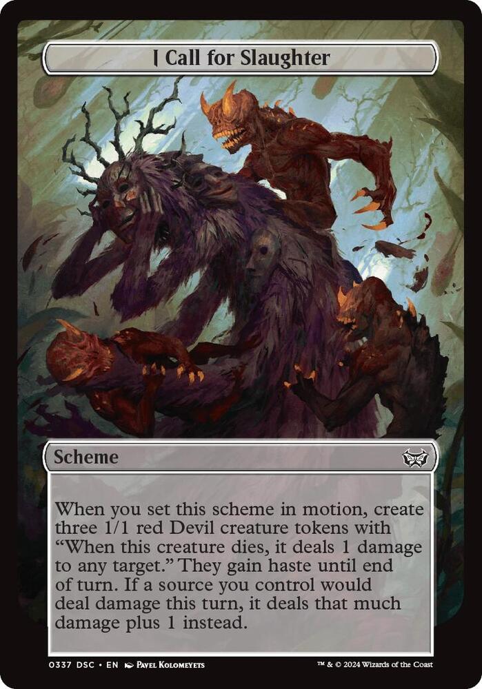 I Call for Slaughter (Full Art)