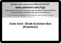 Code Card - Break Evolution Box [Empoleon]