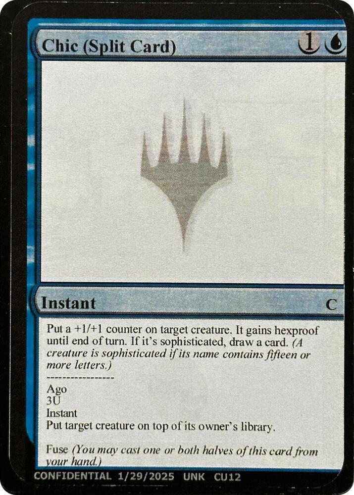Chic (Split Card)