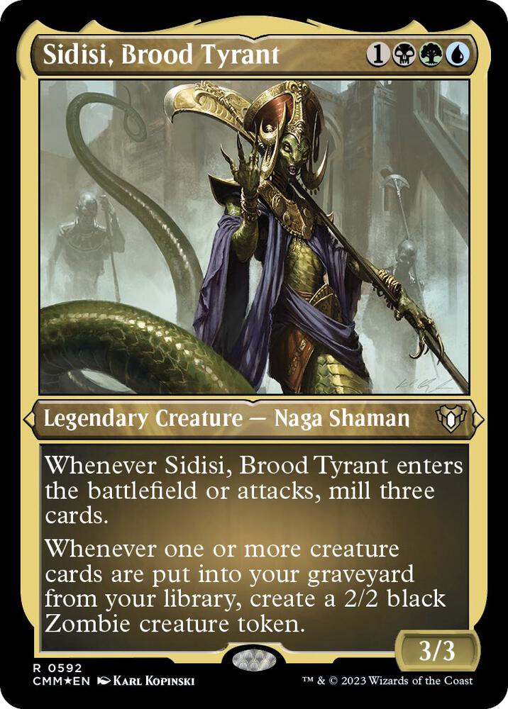 Sidisi, Brood Tyrant (Foil Etched)