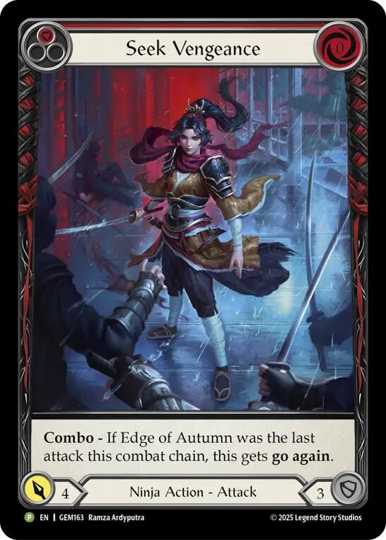 Seek Vengeance (Red)
