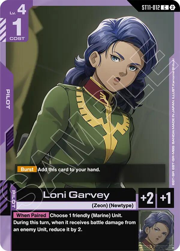 Loni Garvey - ST11-012 [Starter Deck 11: Aquatic Assault]