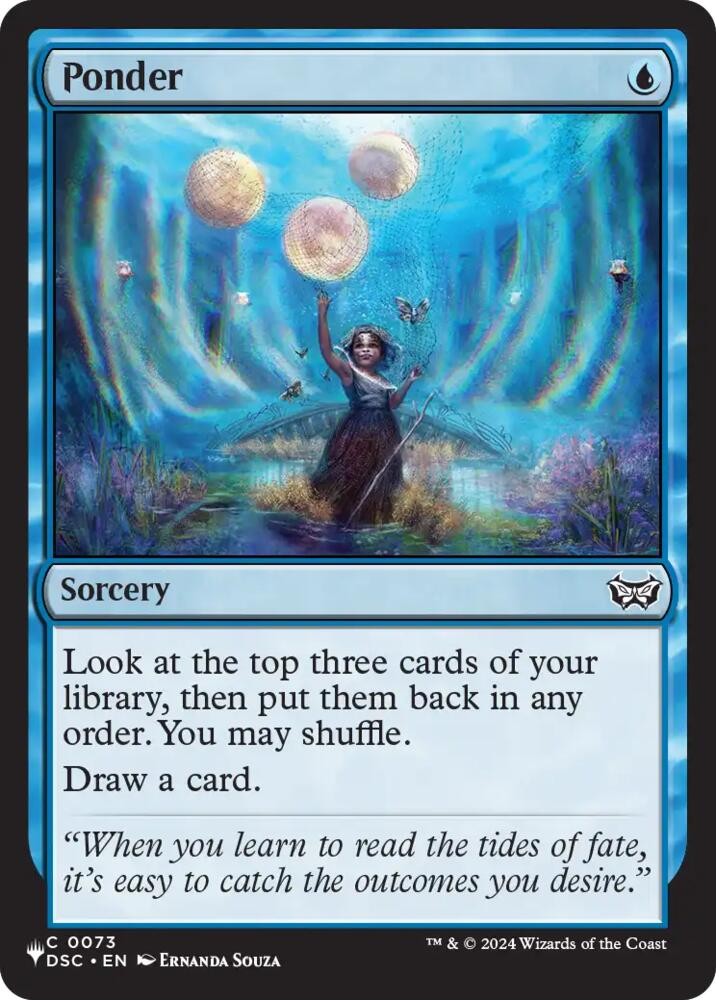 Ponder (DSC) [The List Reprints]
