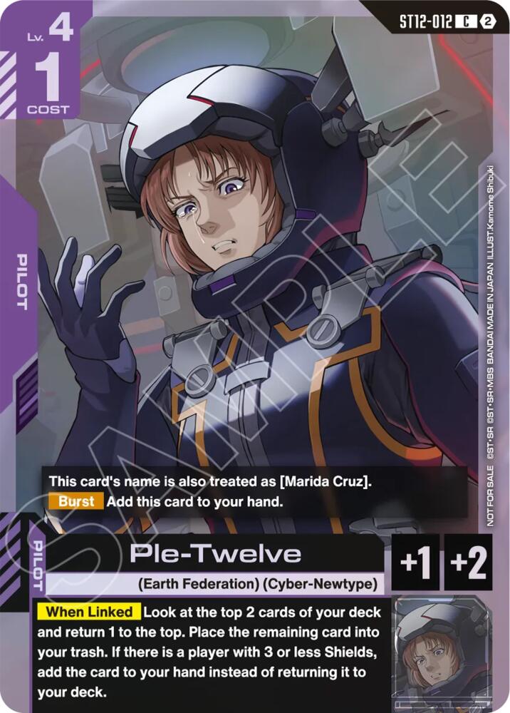 Ple-Twelve (ST11-ST14 Release Event) - ST12-012 [Gundam Promotional Cards]