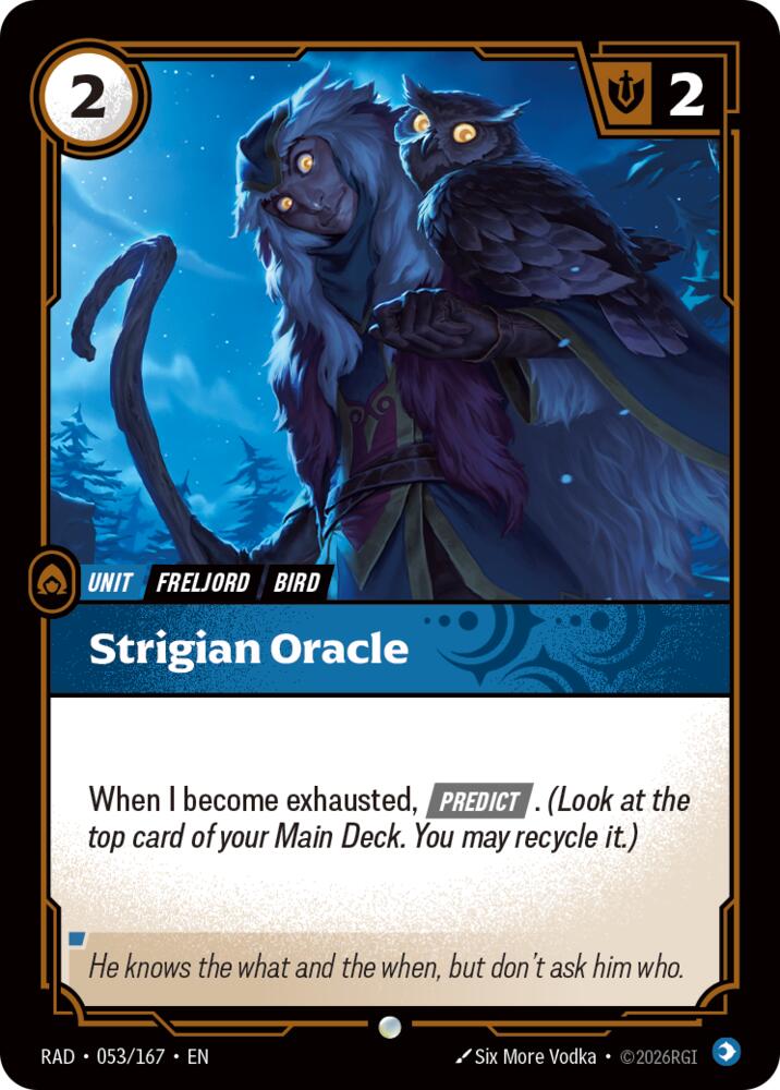 Strigian Oracle [Radiance]