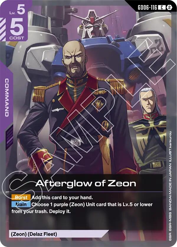 Afterglow of Zeon - GD06-116 [Stardust Trails]