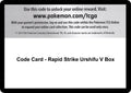 Code Card - Rapid Strike Urshifu V Box