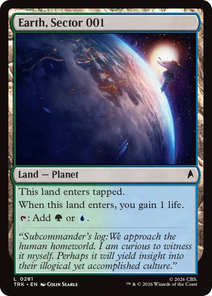 Earth, Sector 001