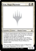 You, Magic Playtester