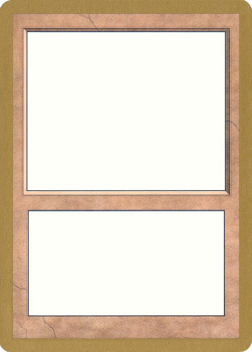 1997 World Championship Blank Card