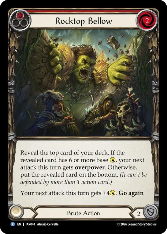 Rocktop Bellow (Red) [Usurp the Shadow Throne]