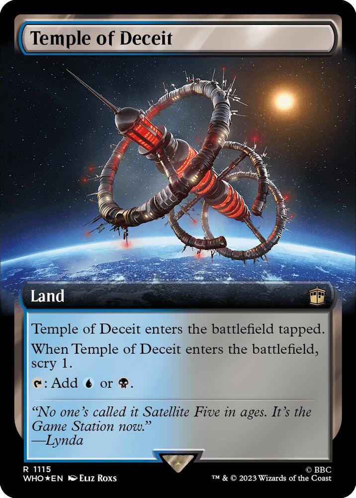 Temple of Deceit (Extended Art) (Surge Foil)