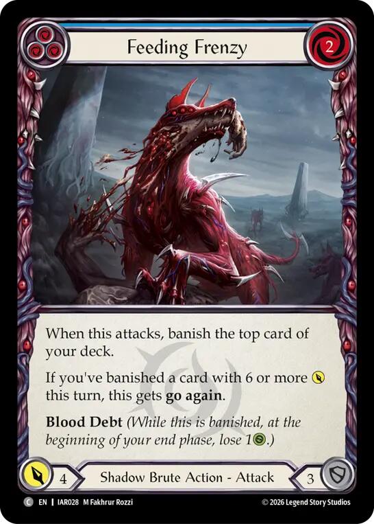 Feeding Frenzy (Blue) [Usurp the Shadow Throne]