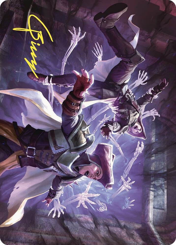 Grave Pact Art Card (Gold-Stamped Signature)