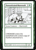 Domesticated Mammoth (No PW Symbol)