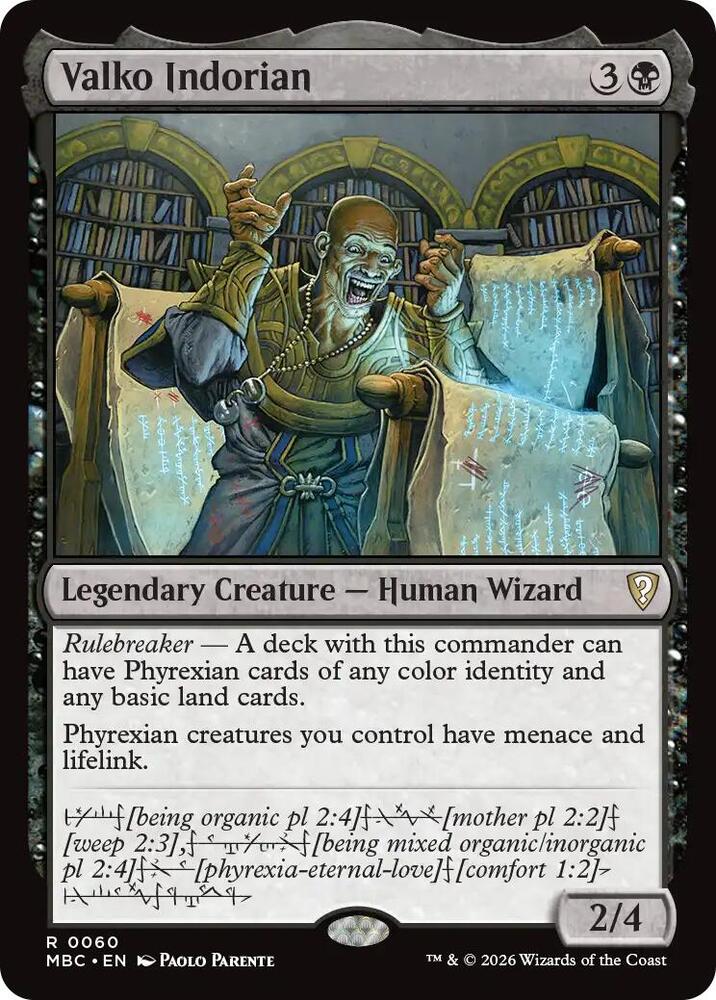 Valko Indorian [Mystery Booster Commander Edition]