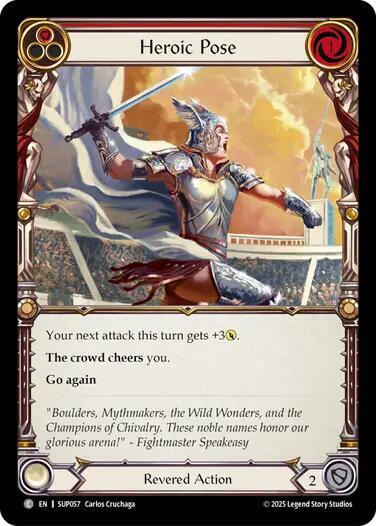 Heroic Pose (Red)
