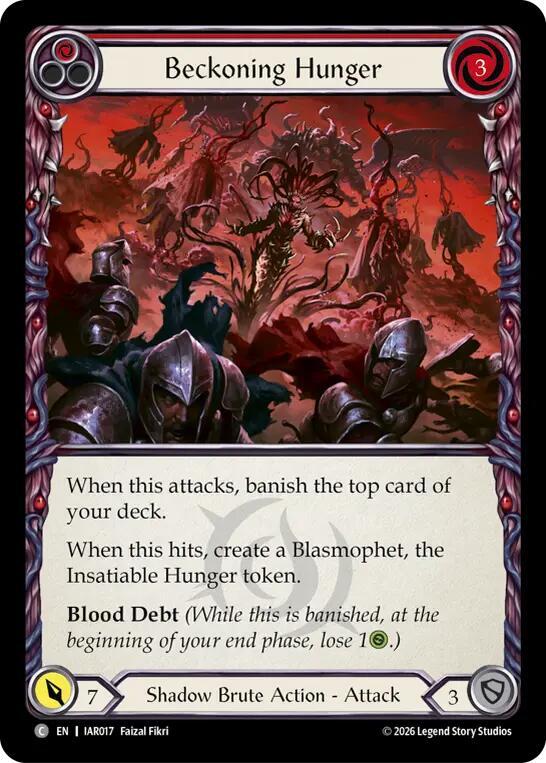 Beckoning Hunger (Red) [Usurp the Shadow Throne]