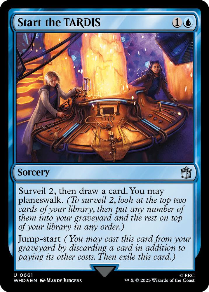 Start the TARDIS (Surge Foil)