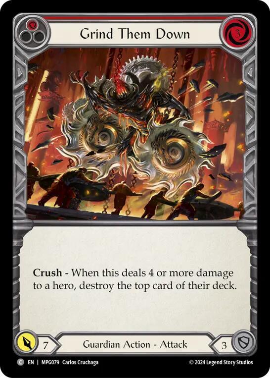 Grind Them Down (Red)