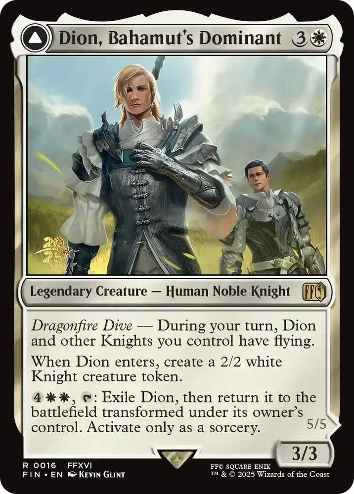 Dion, Bahamut's Dominant