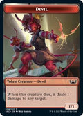 Devil // Wizard Double-Sided Token