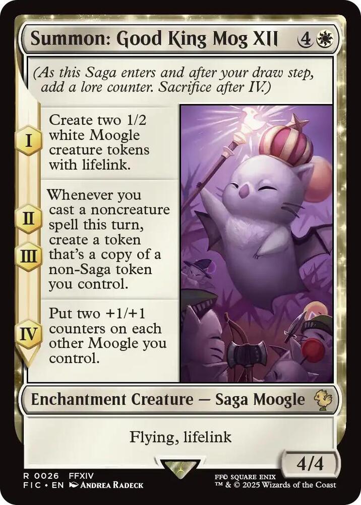 Summon: Good King Mog XII