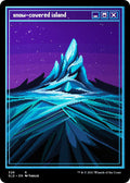 Snow-Covered Island (PixelSnowLands.jpg) (Foil Etched)